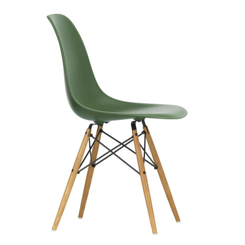 Cadeira Eames em Plástico DSW / Base maple